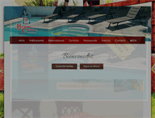 Tablet Screenshot of hotelhaciendadecastilla.com